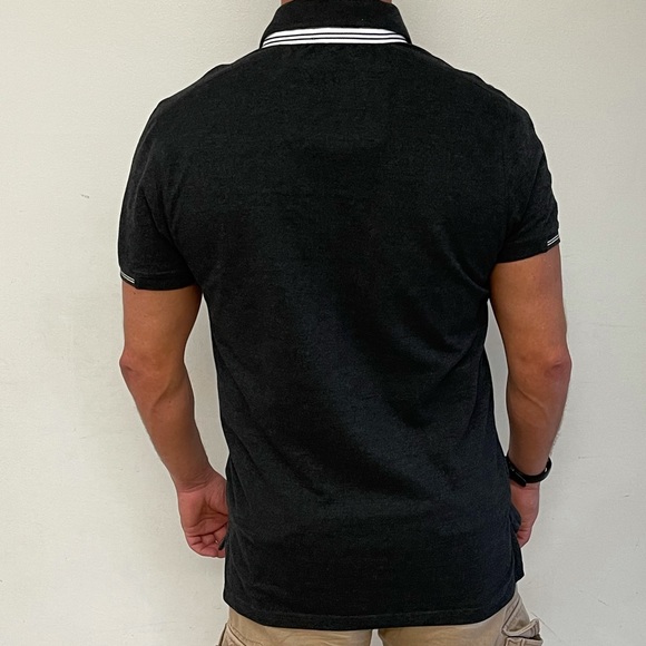US POLO ASSN | Men’s Charcoal Gray Polo Size S - Picture 2 of 6